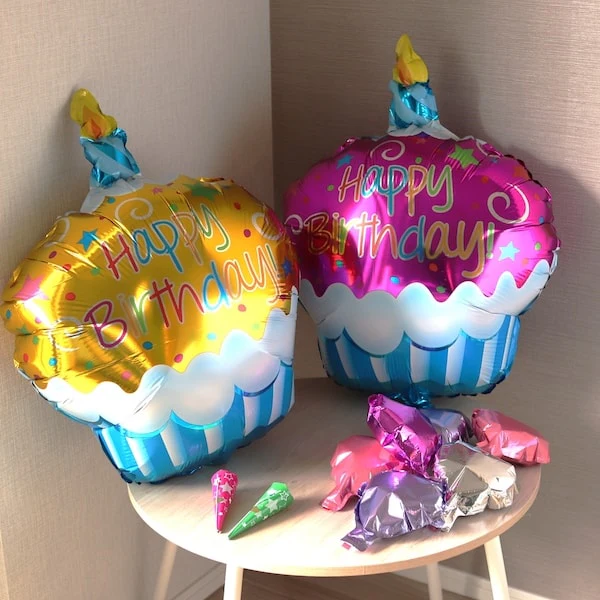 風船 ふうせん アルミバルーン HBDケーキ 076700 - Image 7