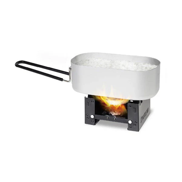 【WEB限定】ポケットストーブ ミニコンロ ハック Montagna モンターナ アウトドア 折りたたみ 焚火台 キャンプ HAC3025　328505 - Image 3
