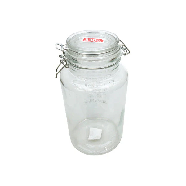 ガラス瓶 キャニスター 食品保存容器 保存ボトル ガラス密閉ボトル 2L 090682 - Image 3