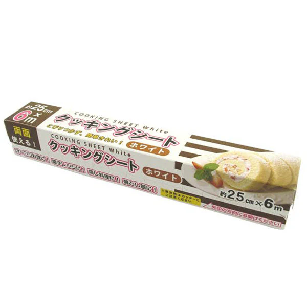 クッキングシート 約25cm×6m ホワイト　029215 - Image 2