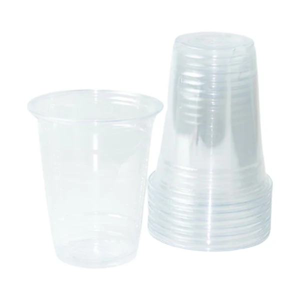 プラカップ クリアビールカップ 8個 410ml 032379 - Image 2