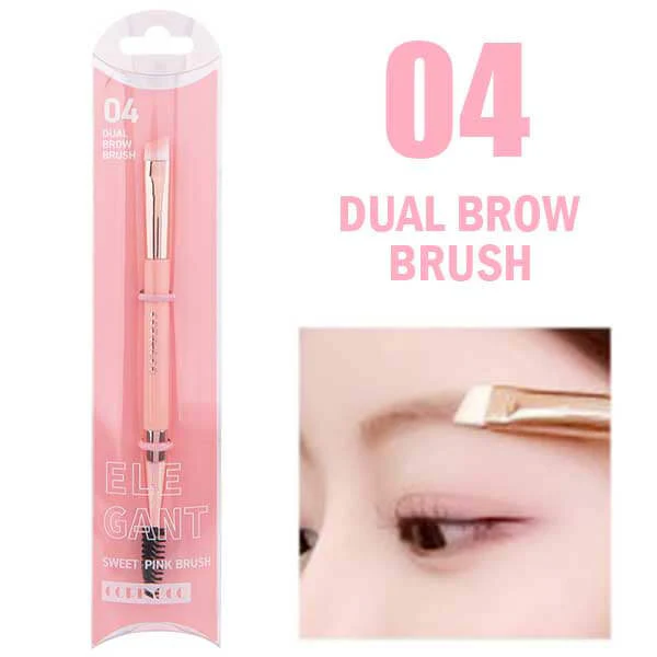 【在庫限り】アイブロウブラシ エレガントSピンクブラシ 04 Dアイブロウ コリンコ（CORINGCO） ELEGANT SWEET PINK BRUSH 韓国コスメ　217572