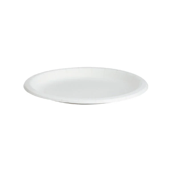 紙皿 ペーパーディッシュ ストロングナチュラルプレート 8枚入 17cm 030688 - Image 2