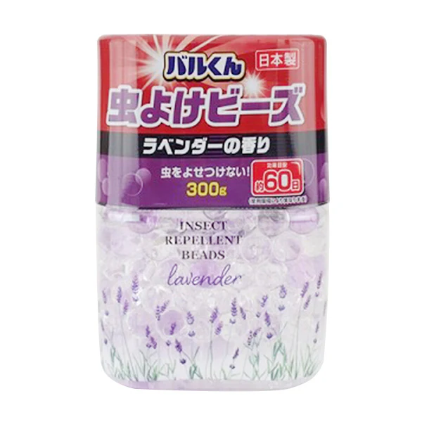 【OUTLET】バルくん 虫よけビーズ ラベンダーの香り 300g 359464