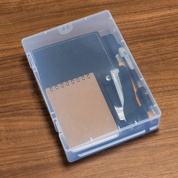 立てて置ける収納ケース クリアケース 仕切りなし 212×150×49mm 355825 - Image 8