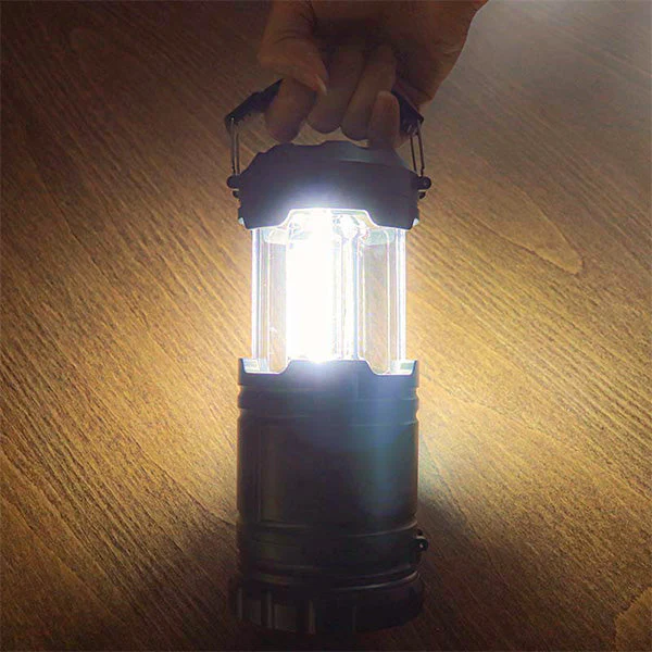 懐中電灯 ハンディライト ランタン 収納式LEDランタンライトLD-2 アウトドア キャンプ 防災 災害用 355874 - Image 3
