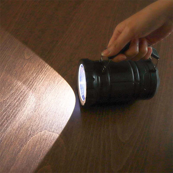 懐中電灯 ハンディライト ランタン 収納式LEDランタンライトLD-2 アウトドア キャンプ 防災 災害用 355874 - Image 4