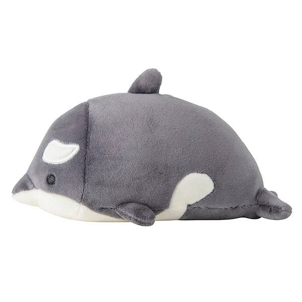 【OUTLET】ぬいぐるみ ミニマスコット りぶはあと マシュマロアクアミエマスコットシャチ W9xD11xH8cm　217705 - Image 2