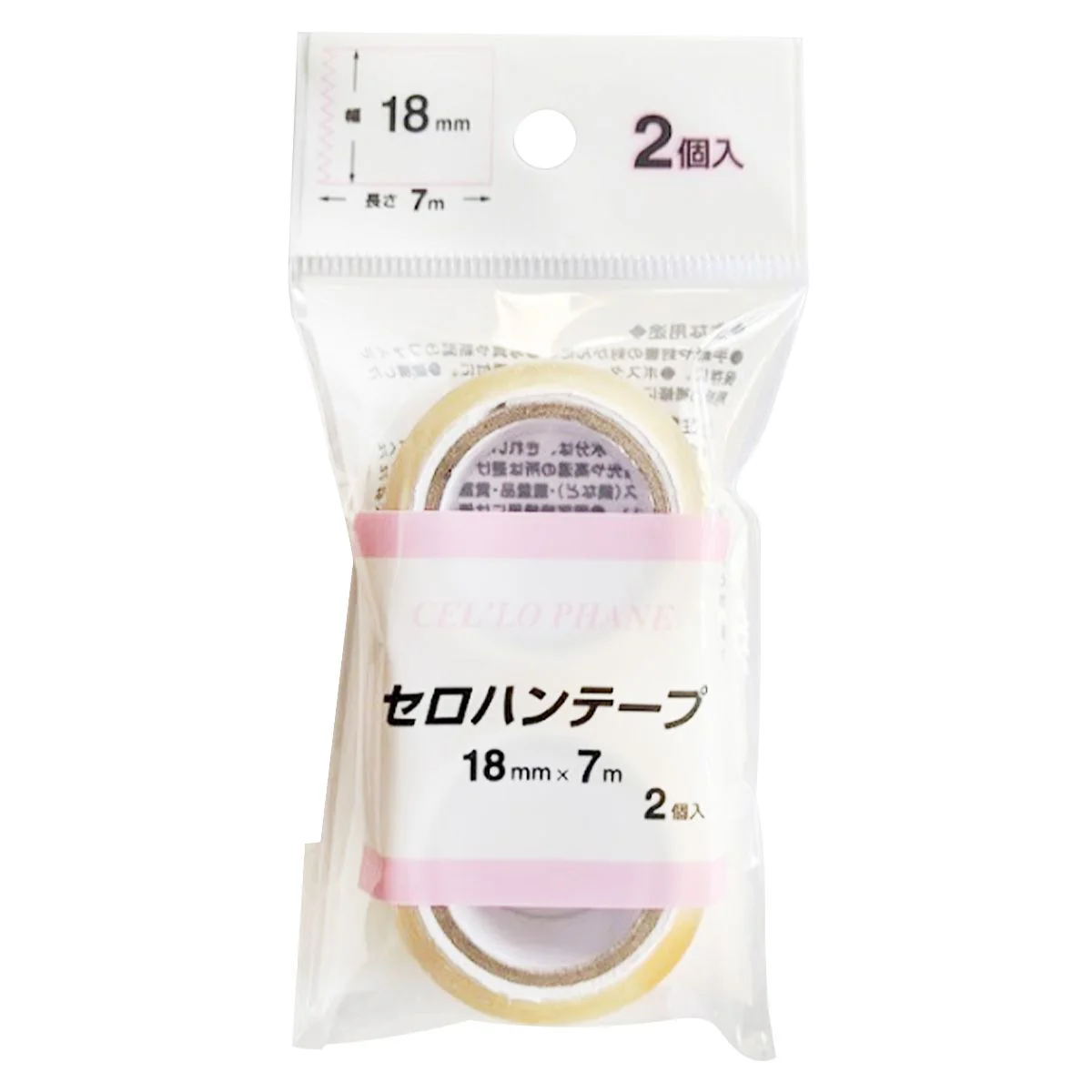 セロハンテープミニ替18mm×7m 2P 352357