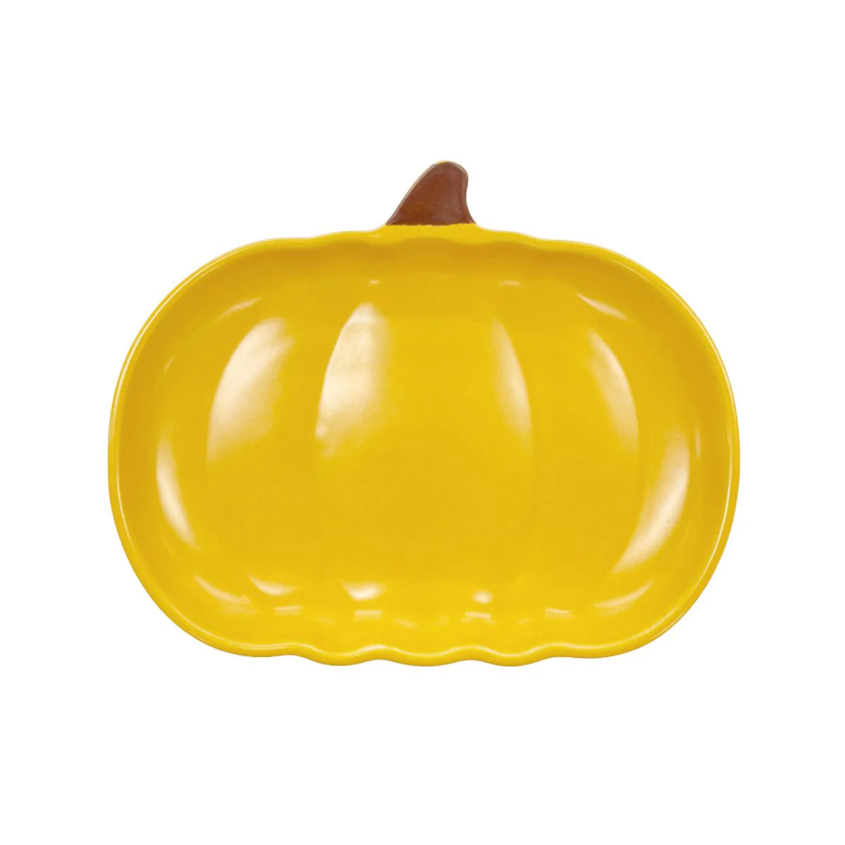 皿 取り皿 Tokinone PB.ダイカット パンプキン ハロウィーンプレートM マスタード 約16x13x2cm 059674