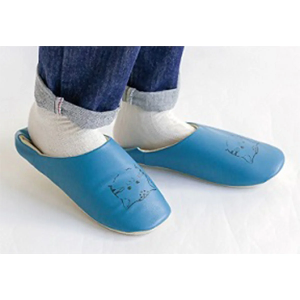 【OUTLET】バブーシュ スリッパ ルームシューズ モロッコ風 モロッカンスリッパ RK1495/09 ホワイト 24.5cm 351674 - Image 2