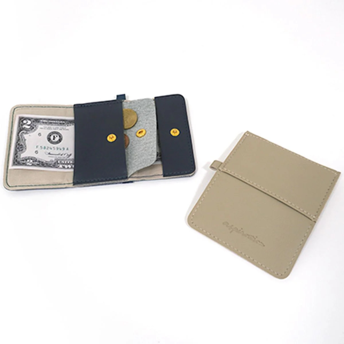財布 小銭入れ スリムウォレット グレイッシュカラー 365029 - Image 2