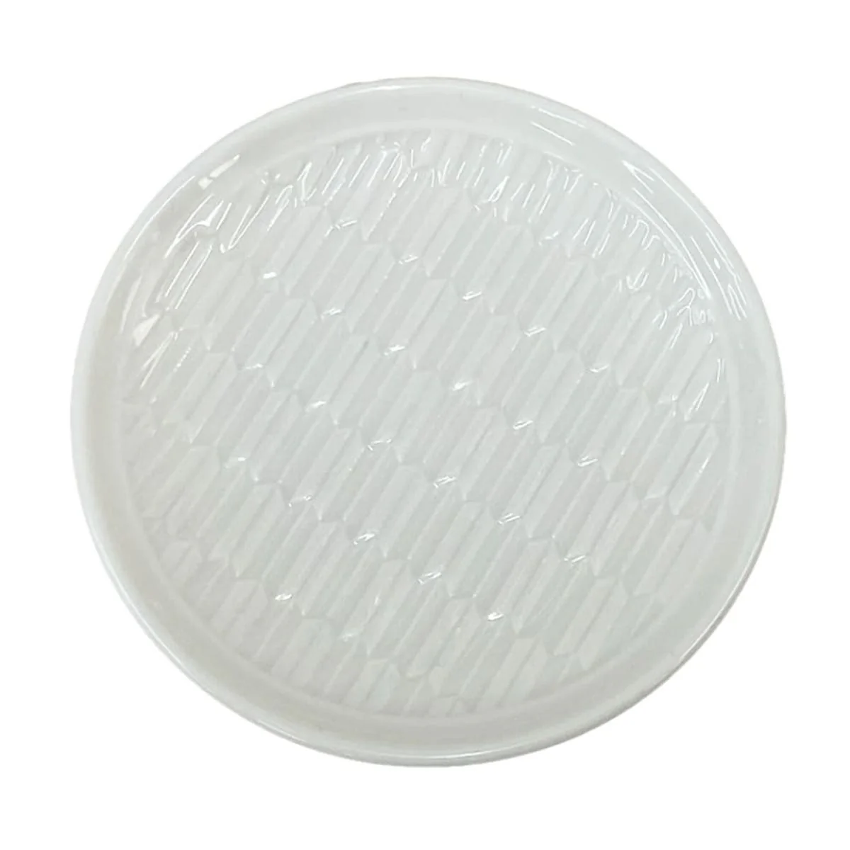 【OUTLET】Tokinone PB. 和柄小皿 矢絣 白 約10cm 054420