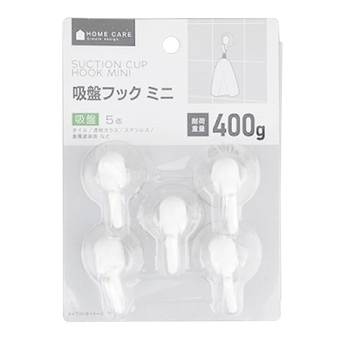 吸盤フック ミニ 5個 351220