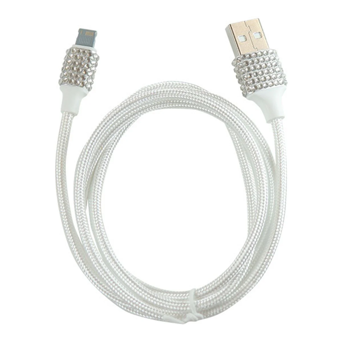 lightningケーブル 充電ケーブル ラインストーンライトニング 1m 358369 - Image 2
