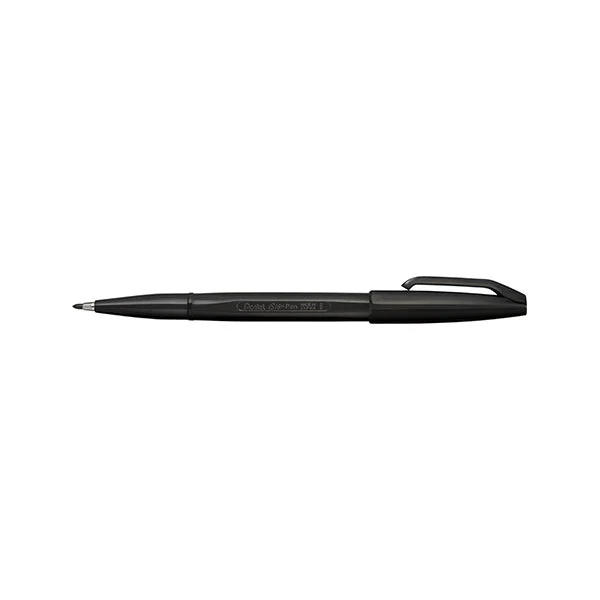 カラーペン カラーマーカー ぺんてる Pentel サインペン 水性 ブラック 0.8mm S520AD 018200 - Image 2