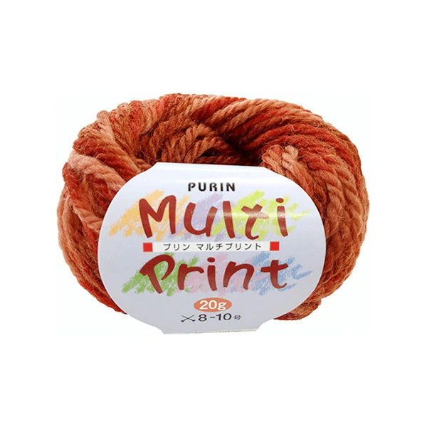 マルチプリント 並太 20g 24レッド　061464