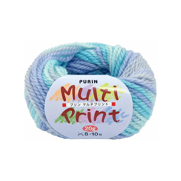 マルチプリント 並太 20g 27ライトブルー　061467
