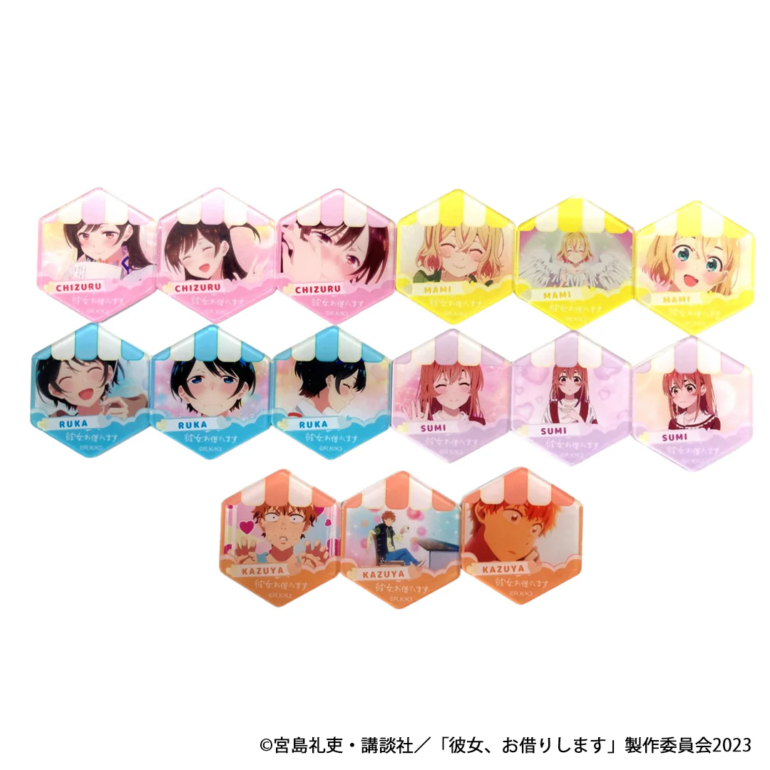 【OUTLET】彼女、お借りします アクリルマグネット コンプリートセット 351132 - Image 2