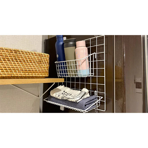 ワイヤーラック Dタイプ ホワイト　027407 - Image 4
