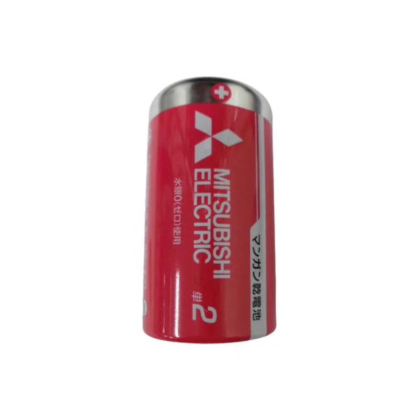 マンガン電池 単2電池 三菱電機 マンガン乾電池 単2形 レッド R14PD/2S 040322 - Image 2