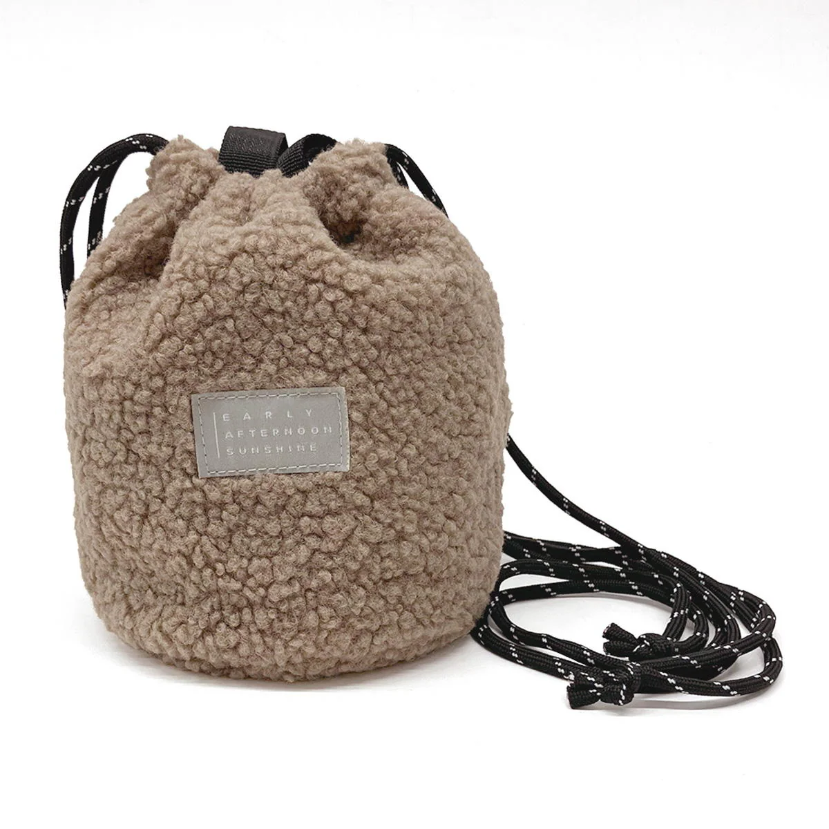 【OUTLET】きんちゃくバッグ Tokinone PB.ボア巾着バッグ ベージュ 064315 - Image 3