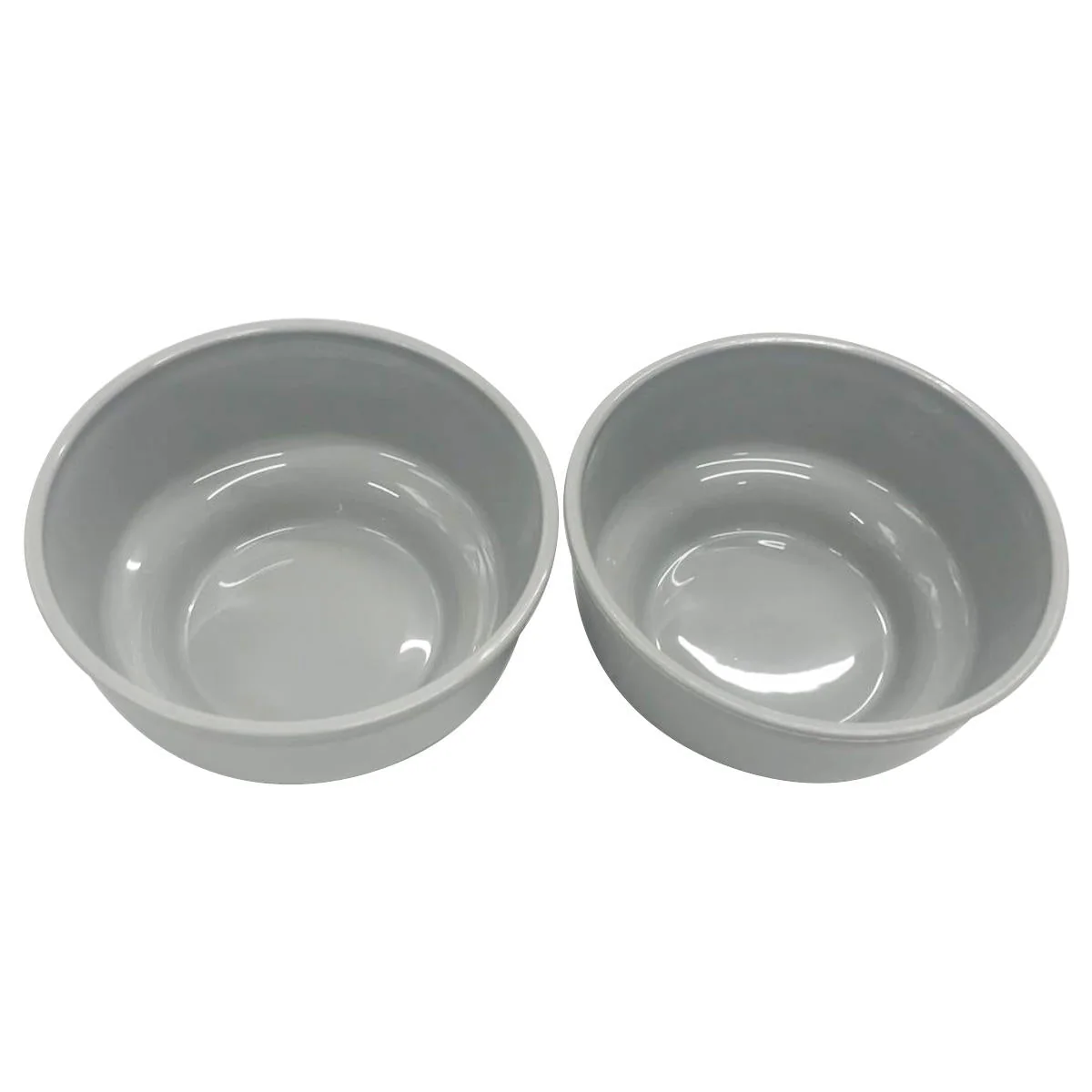 小鉢 プラスチック製ボウル ニュアンスカラープラボウル 9cm 2P グレー 363534 - Image 2