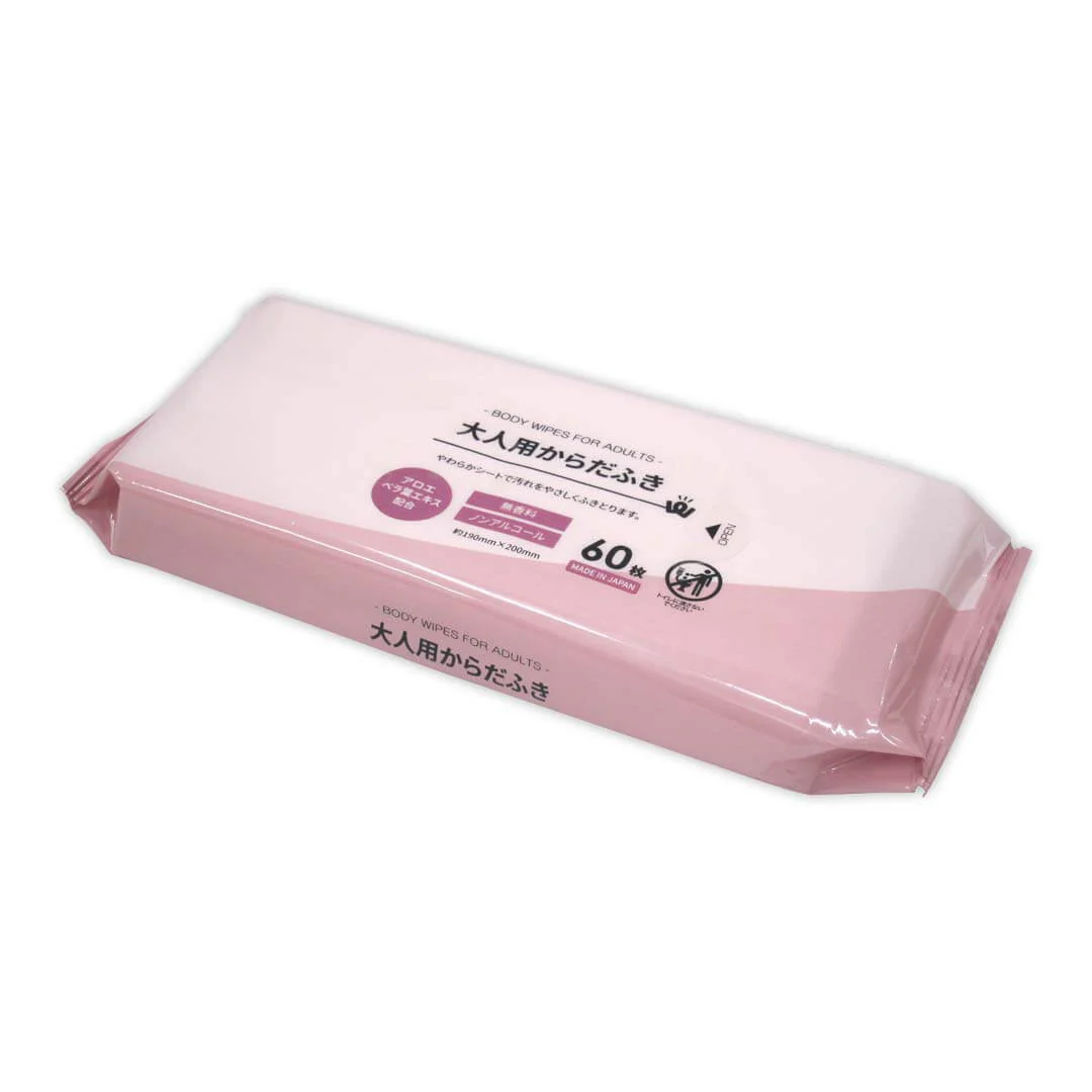 PB.大人用からだふき 60枚 049354 - Image 2