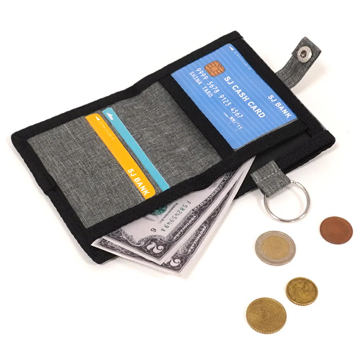ウォレット リング付 グレー 366591 - Image 3