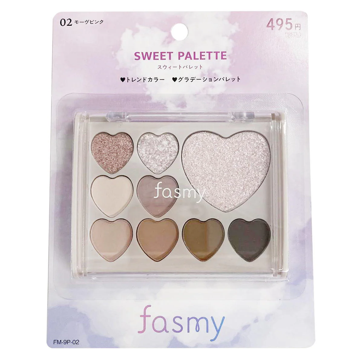 アイシャドウ PB.fasmyスウィートパレット 02 モーブピンク  045273