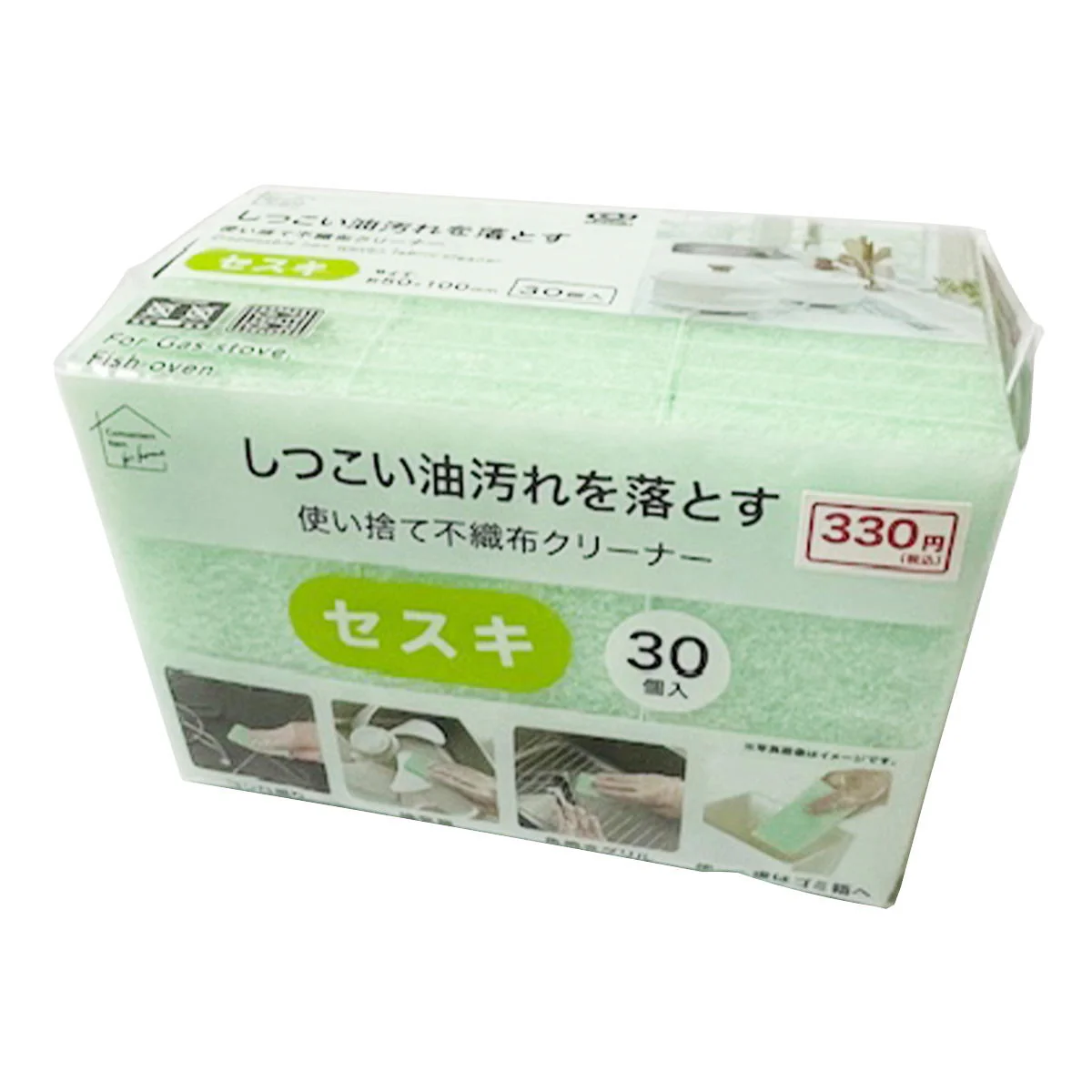 【在庫限り】不織布クリーナー セスキ炭酸ソーダ 30個入 363463