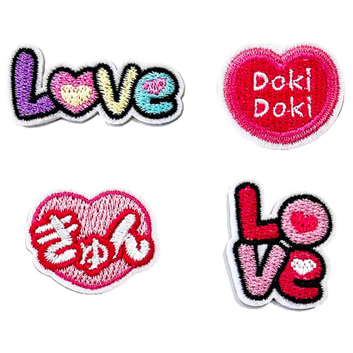 刺しゅうワッペンLOVE 2P 312362 - Image 2