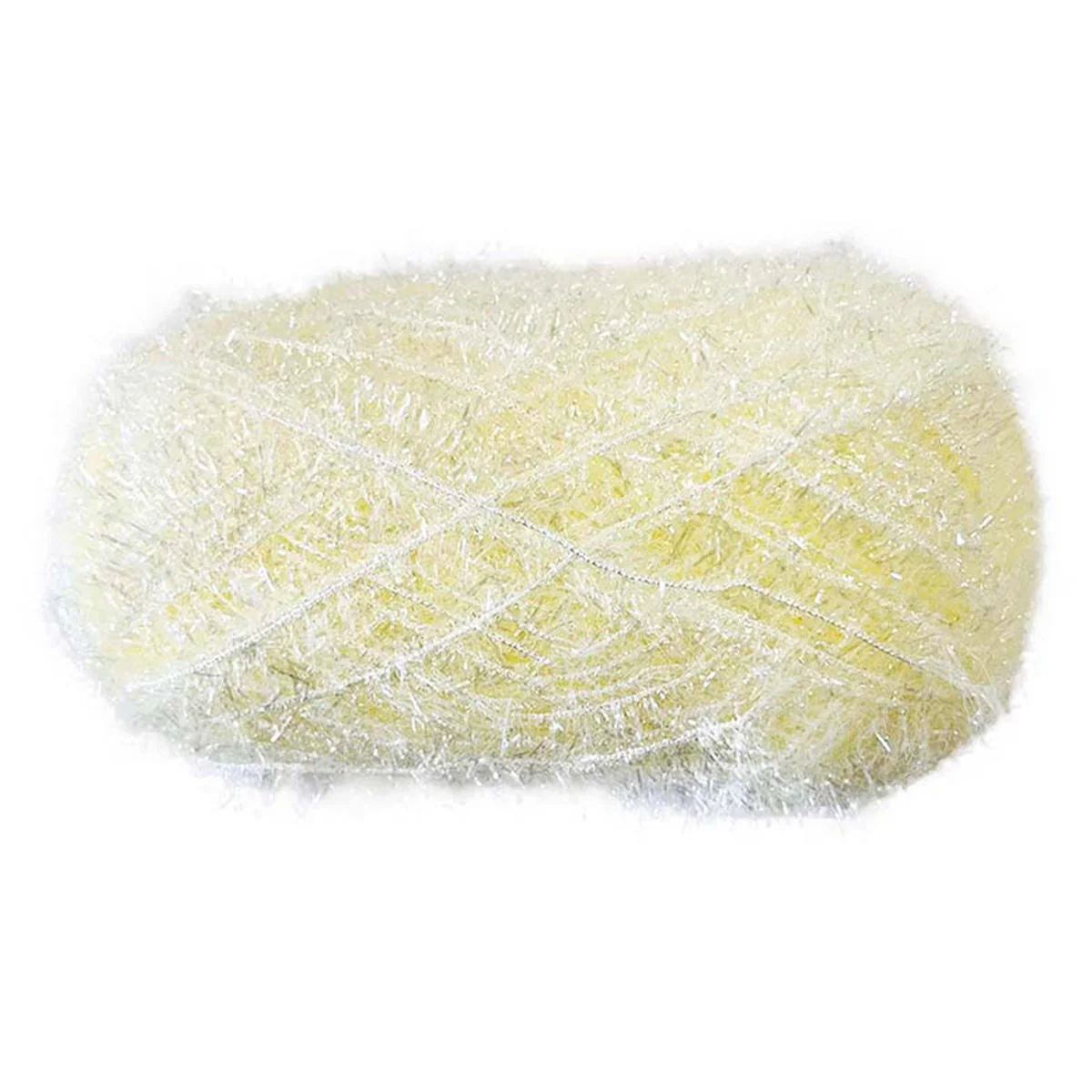 ポリエステル毛糸 グリッターヤーン 25g 2アイボリー 348223 - Image 2