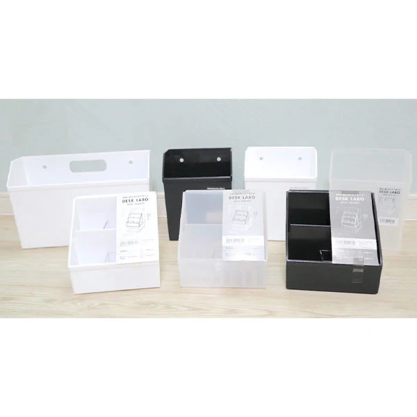 DeskLabo プチポケット ホワイト 卓上収納ケース　026714 - Image 9