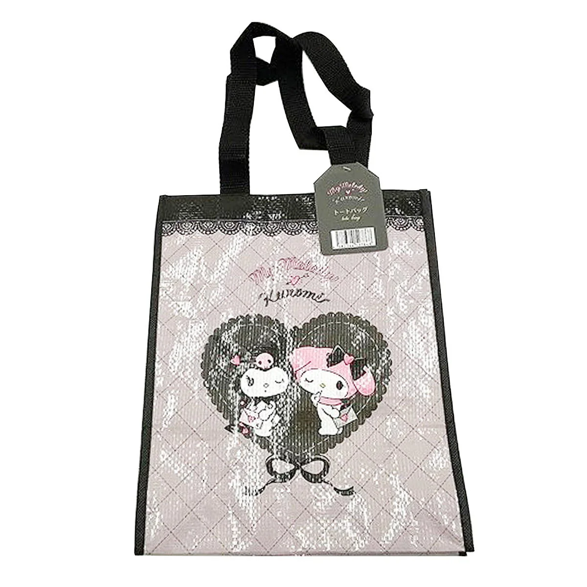 sanrio マイメロクロミ トートバッグタテ型ハートリボン 360661