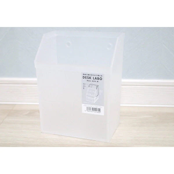 DeskLabo メールボックス M ホワイト 卓上収納ケース 026715 - Image 6