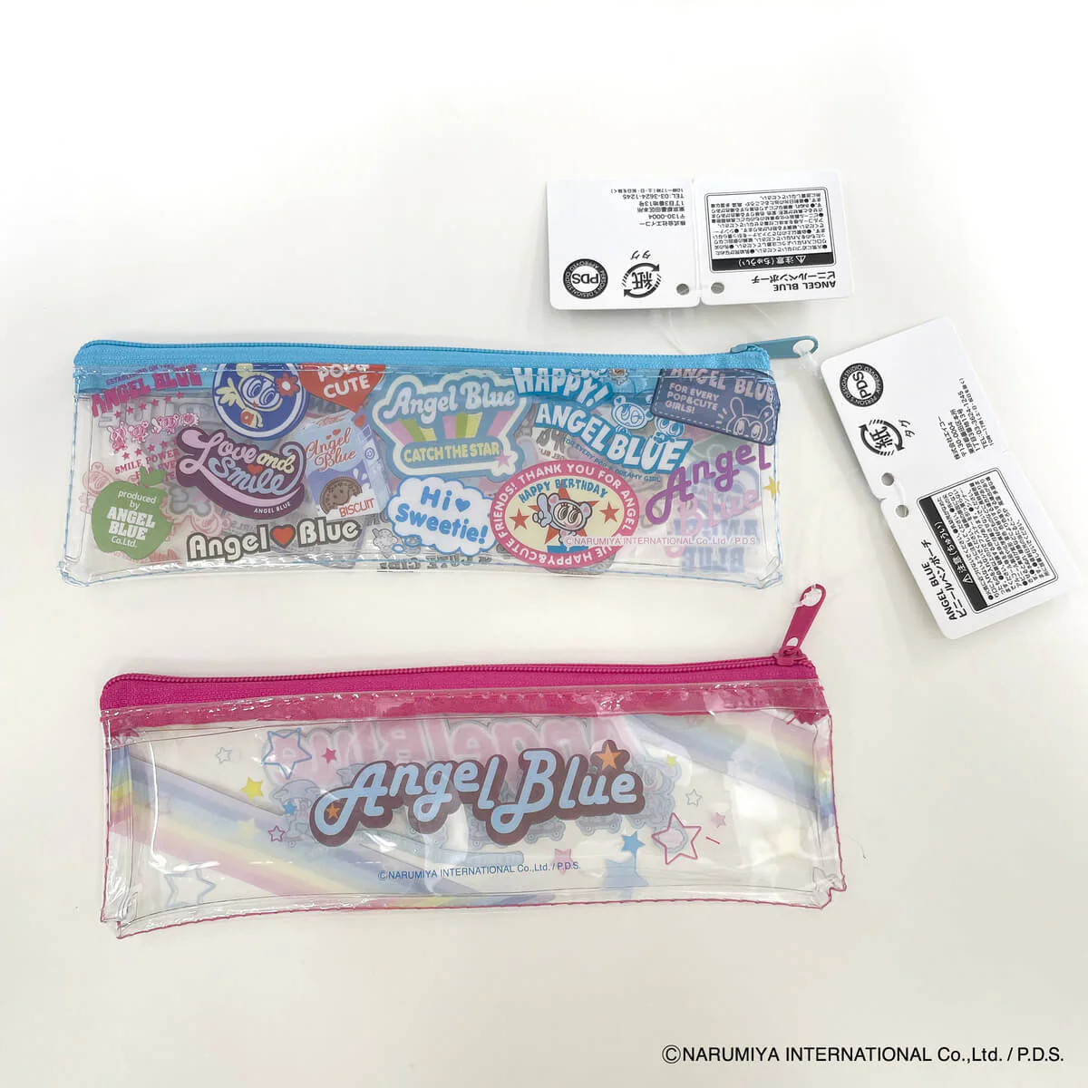 ANGEL BLUE ビニールペンポーチ 322655 - Image 2
