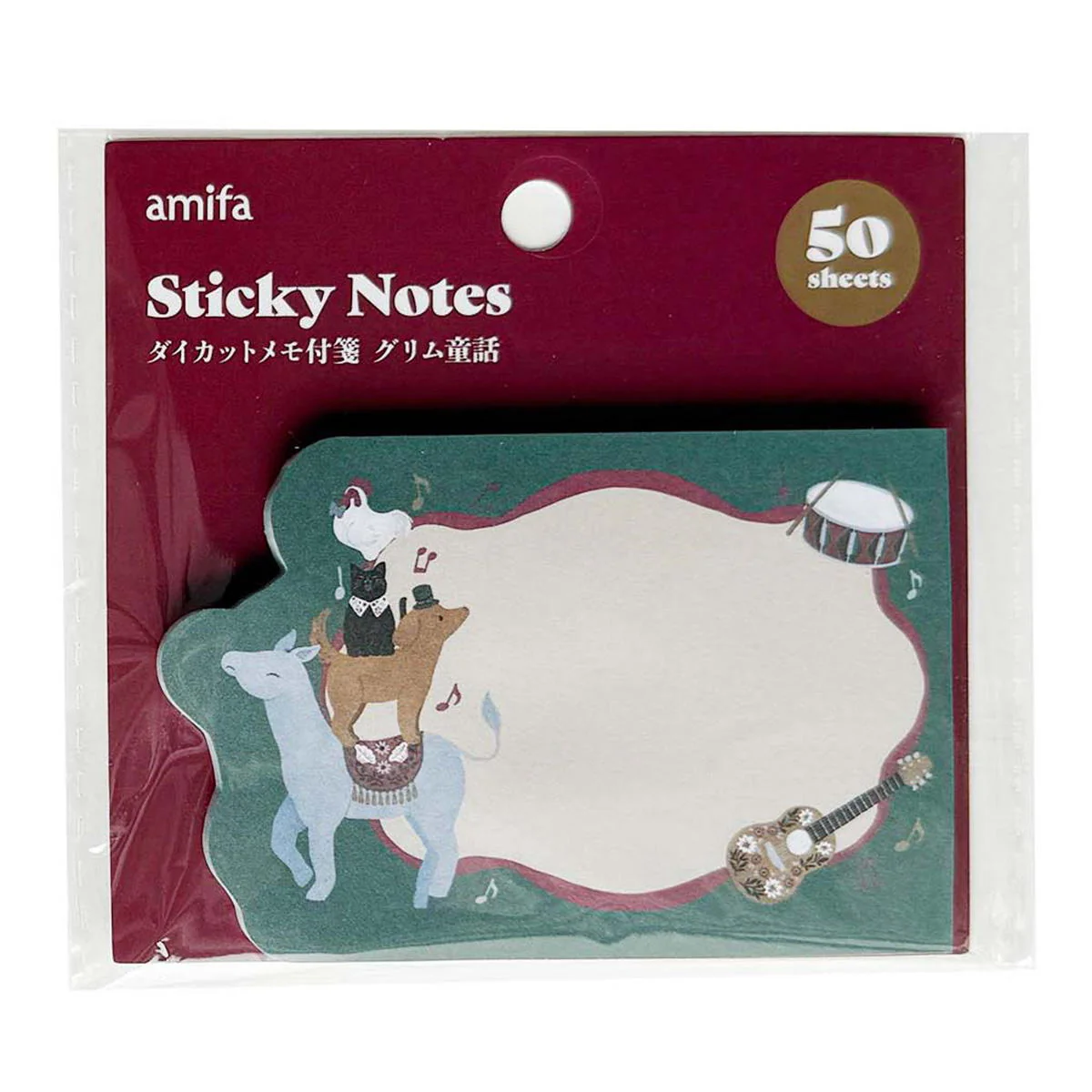 【OUTLET】ダイカットメモ付箋 50P グリム童話 311615 - Image 3