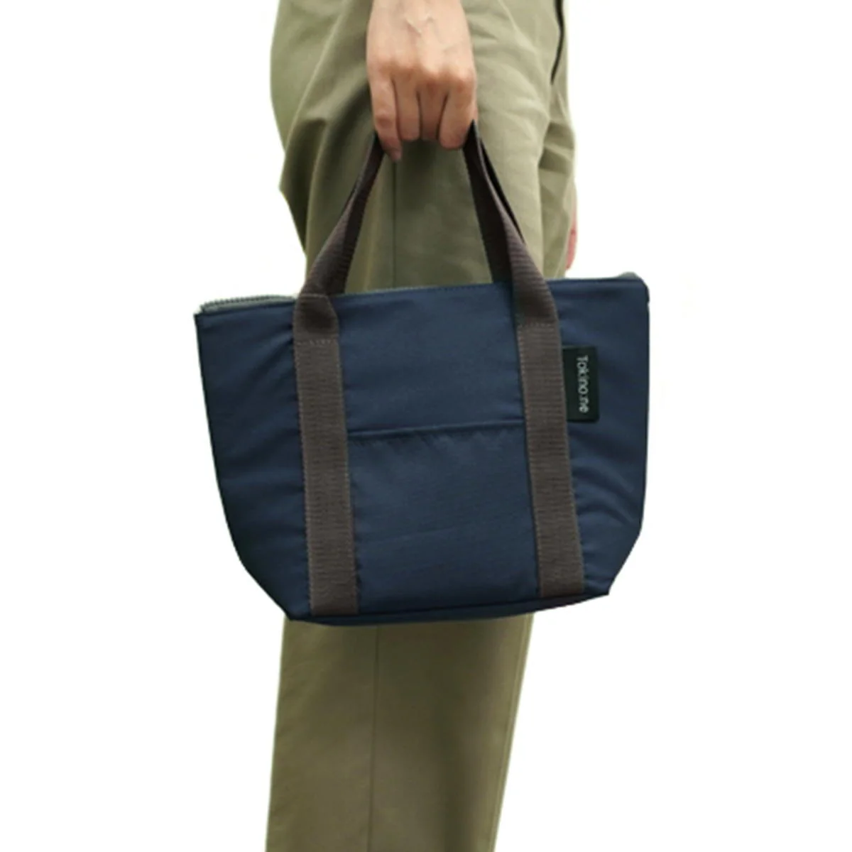 【OUTLET】Tokinone PB.ランチ保冷バッグ  ネイビー 約H22×D32×D11cm　041643 - Image 3