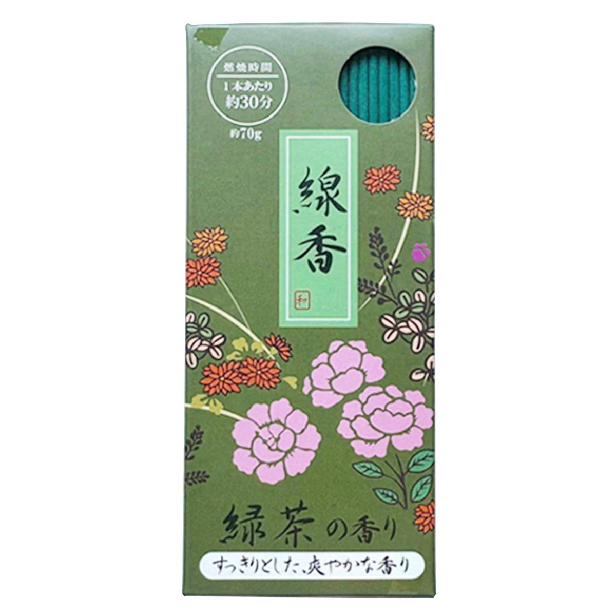 線香 緑茶の香り 70g 308620