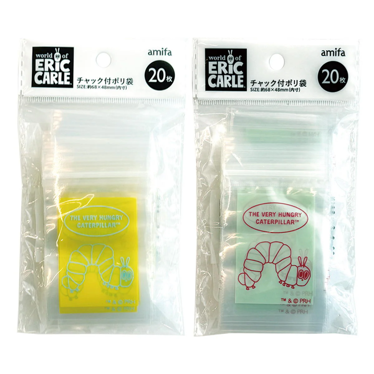 【在庫限り】チャック付ポリ袋 SS 20P はらぺこあおむし2 598884