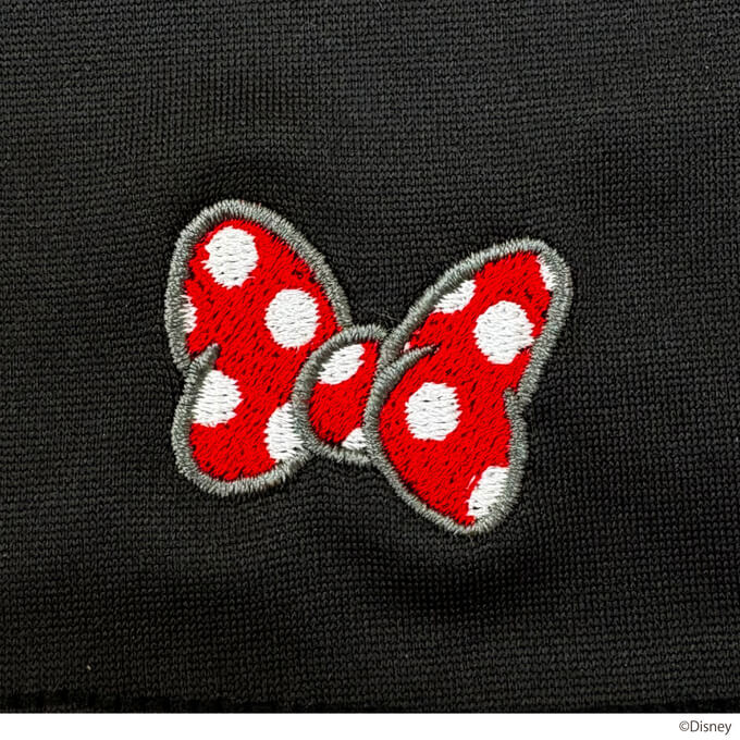ミニーマウス デザイン ワンポイント刺繍 UVアームカバー 371620 - Image 3