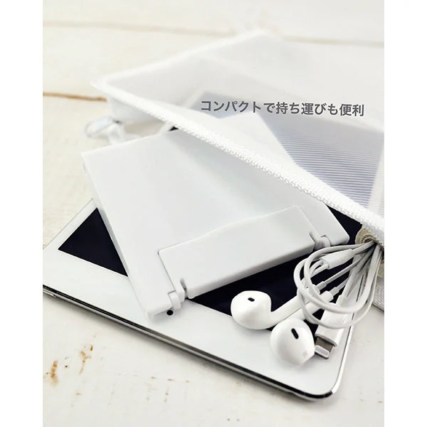スマホスタンド コンパクト 折りたたみ タブレット&スマホスタンド 086099 - Image 8