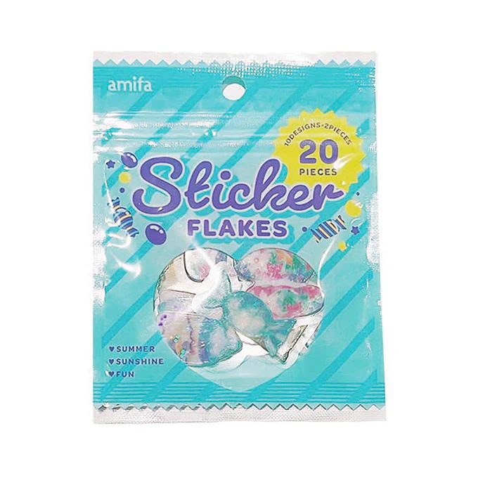 フレークシール 20片 お菓子パッケージ 347158 - Image 3