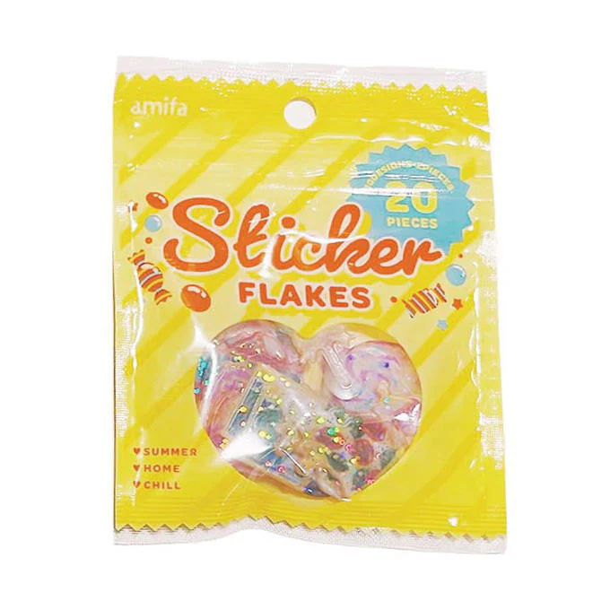 フレークシール 20片 お菓子パッケージ 347158 - Image 4