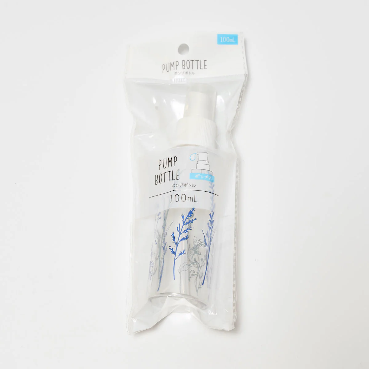 トラベルボトル 詰め替え容器 ポンプボトル ボタニカル柄 100ml 005343 - Image 12