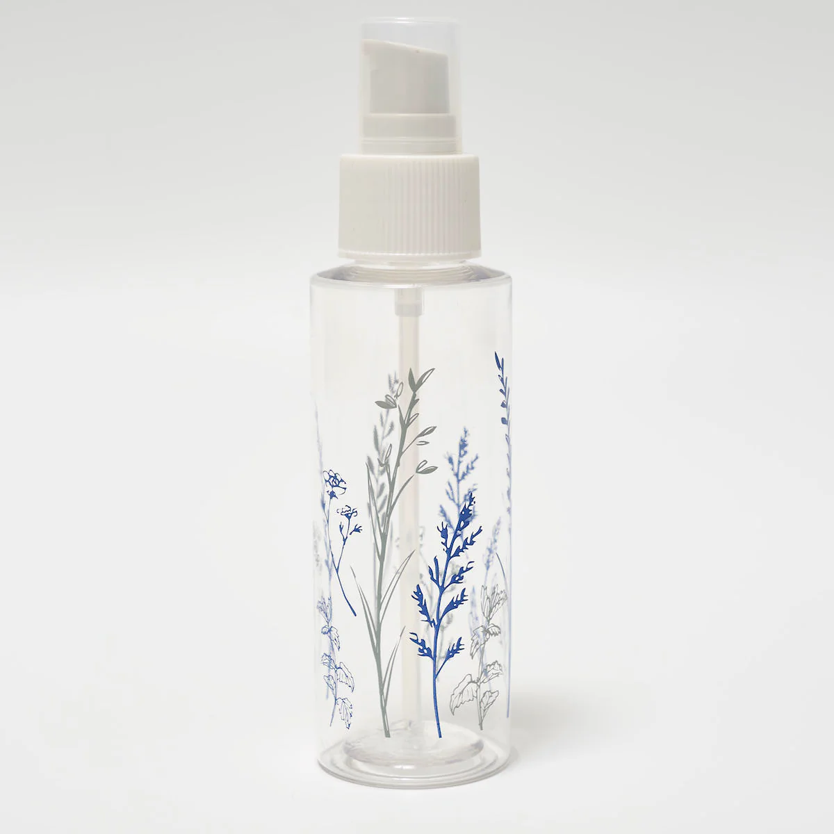 トラベルボトル 詰め替え容器 ポンプボトル ボタニカル柄 100ml 005343 - Image 3
