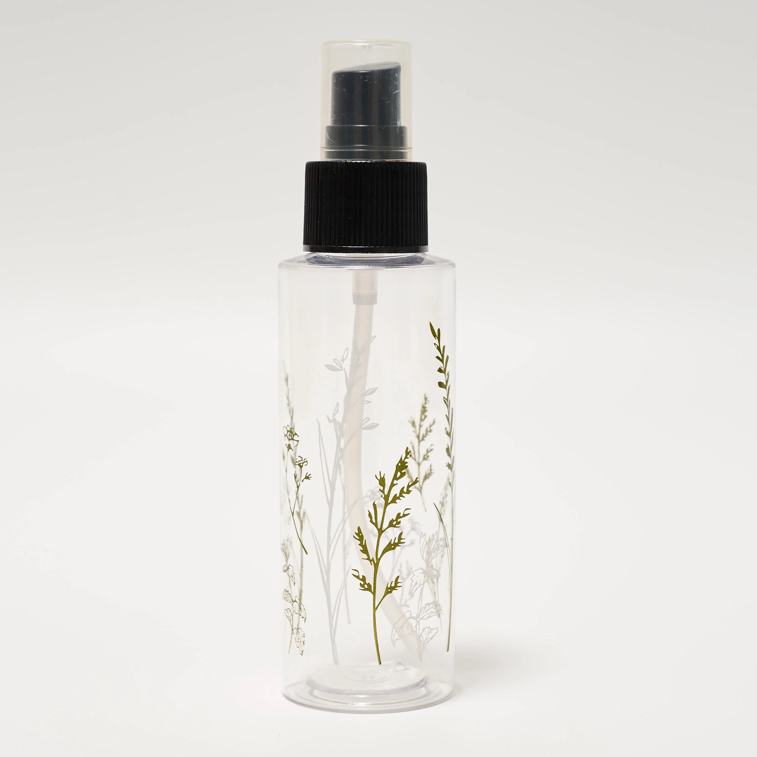 トラベルボトル 詰め替え容器 ポンプボトル ボタニカル柄 100ml 005343 - Image 4