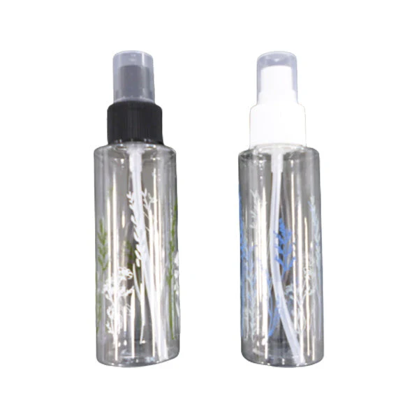 トラベルボトル 詰め替え容器 ポンプボトル ボタニカル柄 100ml 005343 - Image 5