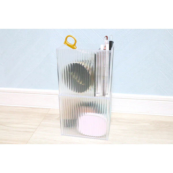 収納ボックス 収納ケース 小物収納 文具収納 コスメ収納 リップル03 モノトーン 046262 - Image 10